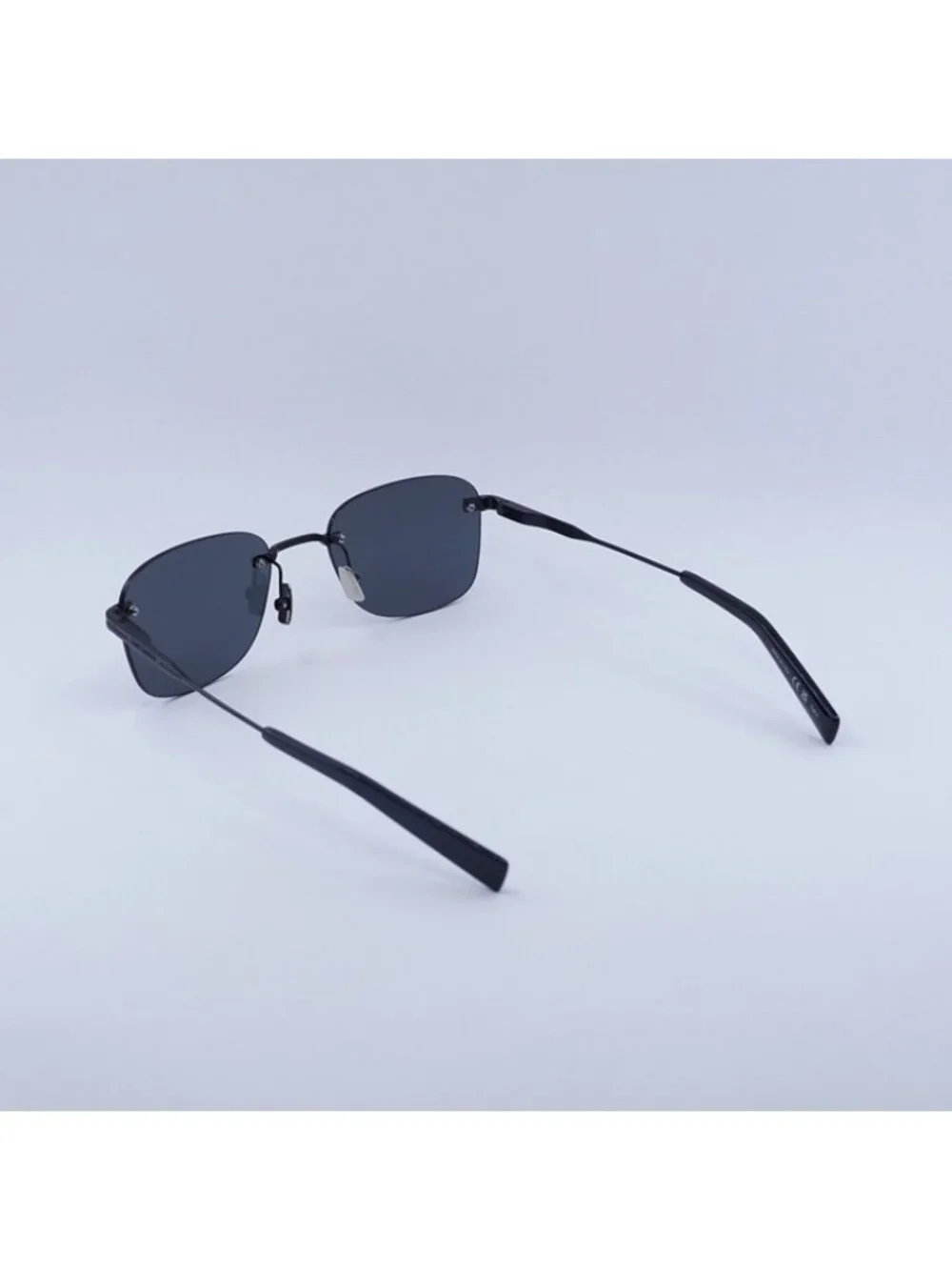 Saint Laurent SL744 001 Sunglasses Black Square Frame, Black Lenses